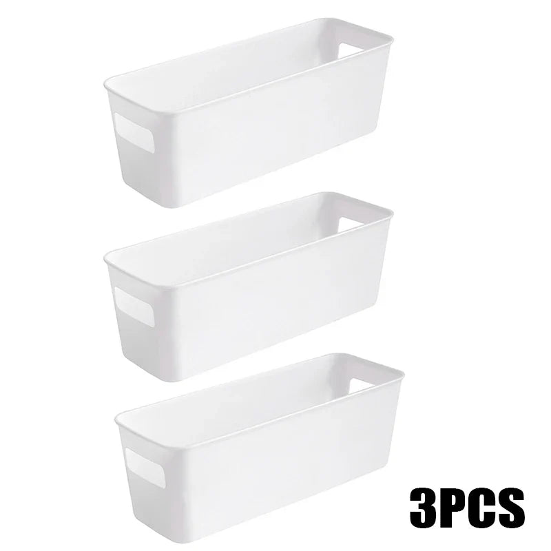 1/3PCS Multifunctional Desktop Storage Box Toiletries Cosmetic Sundries Plastic Storage Organization Box Drawer Organizer
