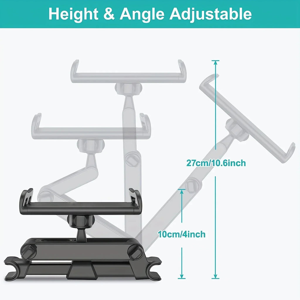 Tablet stand, car headrest, tablet stand, and children's extended arm car rear seat installation tablet stand are compatible wit