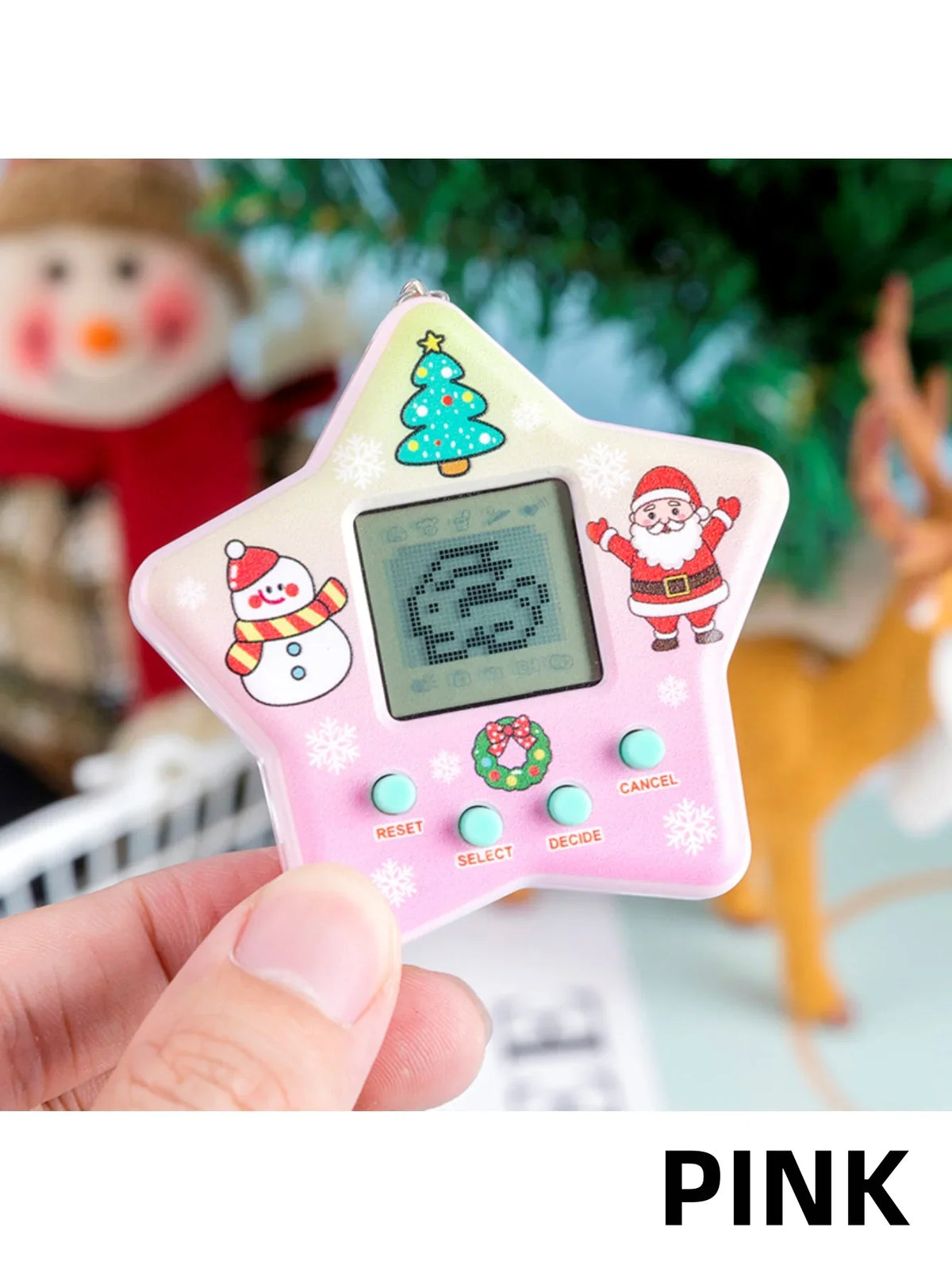 Electronic Pets Game Toys Keychain Virtual Cyber Digital Animals Toys Nostalgic Game Machine For Kids Child