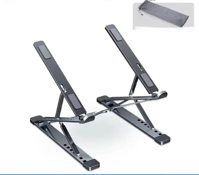 Laptop Stand For Macbook Folding Adjustable Aluminum Computer Pc Tablet Stand Notebook Tablelaptop Holder Heat Dissipation