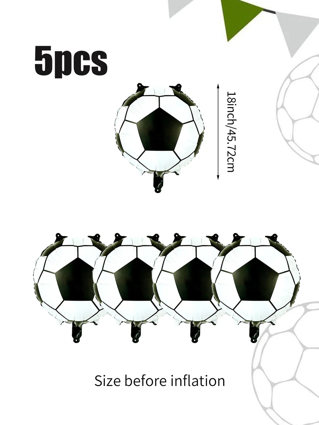 1/5pcs Cartoon Football Goalkeeper Aluminum Balloon Football Game Birthday Party Decoration Football Theme Party Boy Birthday