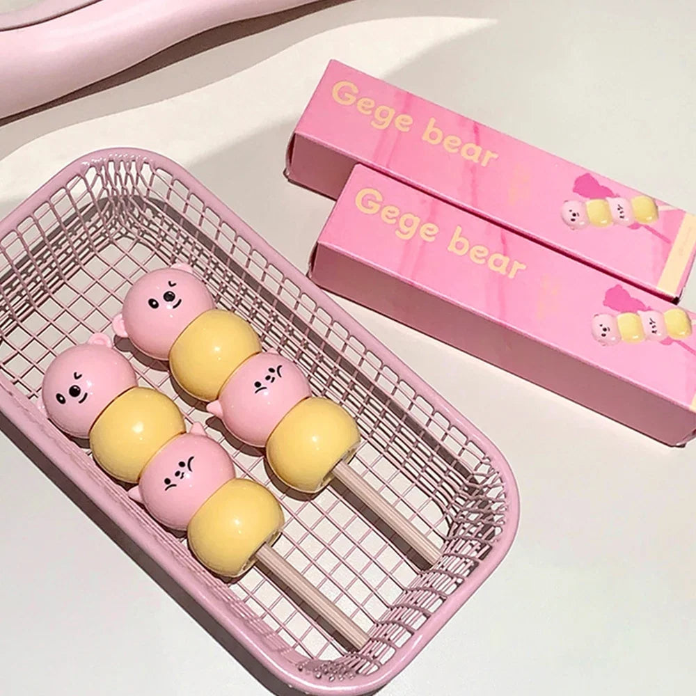 Gege Bear Matte Velvet Cute Candied Haws Lip Mud Lip Cream Lip Clay Long-lasting Color Non-drying Lipstick
