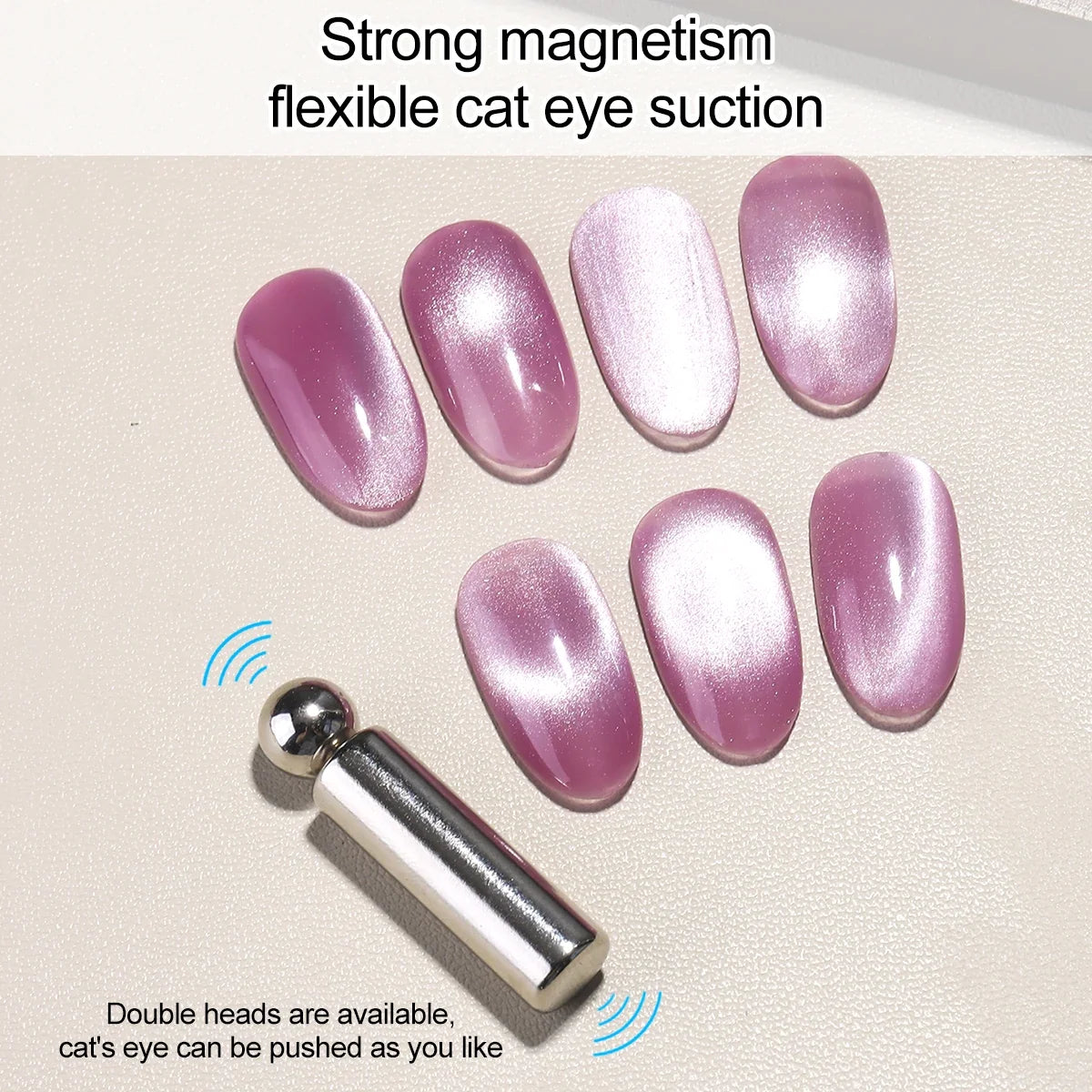 Nail Salon-Grade Cylindrical Magnets, Spherical and Round Magnetic Beads, Super Strong Magnets for Attracting Glass Beads.