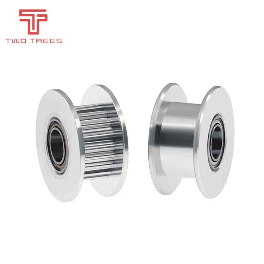 GT2 Type Passive Synchronous Wheel 16/20 Tooth Teeth Aluminum Timing Drive Pulley for 3D Printer Gear Idler Pulley Wide 6mm/10mm
